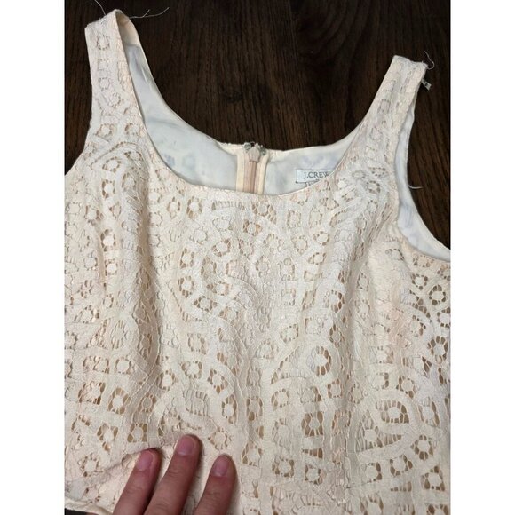 J Crew Blush Broderie Anglaise Dress, size 0 - Picture 15 of 16